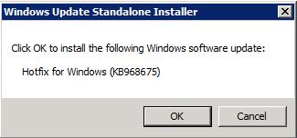 3 For our lab environment, you will need to install a Microsoft Windows 2008 hotfix KB968675_Storport_Sept2009 before you install the HBA drivers.