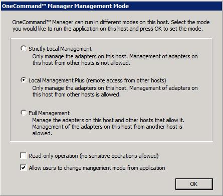 At the opening install screen of the Emulex OCManager Enterprise click next.