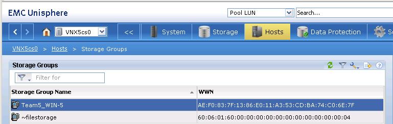Lab 4: Part 6 Create and Populate Storage Groups with EMC Unisphere - Windows Step 1 System Login: Login to Unisphere from your Windows machine with your sysadmin account credential.