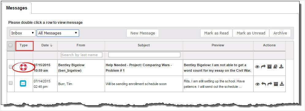 Respond To and Take Action On Messages Now that you know how to access your messages, what you see on the Messages tab, and how to write messages, this section explains: How to respond to