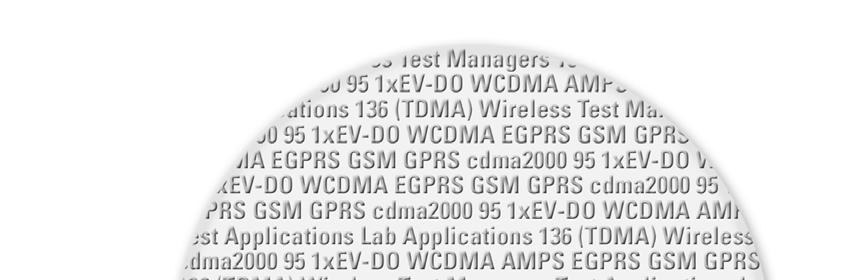 Agilent 8960 Series 10 Wireless Communications Test Set Configuration Guide 8960 Series 10 Wireless Test Set Mainframe,