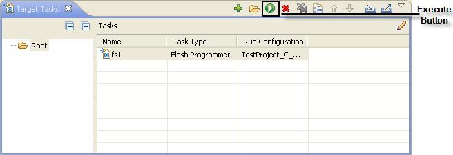 Working with Hardware Tools Flash File to Target Figure 136: Execute target task You can use predefined target tasks for supported boards.