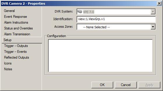 An example of a View Identification text for a Milestone XProtect Enterprise system that has a view called v1, which is located in a private camera view