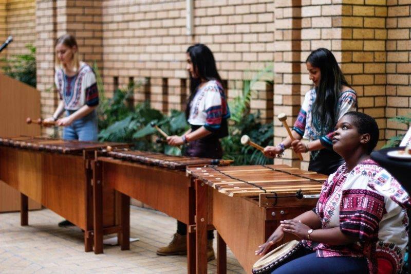 MARIMBA JAM PERORMING BAND We offer a 4-piece or a 5-piece Marimba Band for occasions such as Weddings, staff functions, birthday parties and for light entertainment.