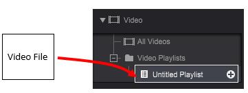 Import of video files To import a video file, drag and drop it located outside of the rekordbox screen to either of the following playlists in rekordbox.