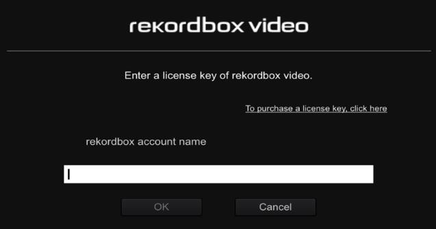 Enter the rekordbox video license key bundled with DDJ-RZX. You can use rekordbox video (PERFORMANCE mode). 2. Buy rekordbox dj and rekordbox video license keys and activate them.