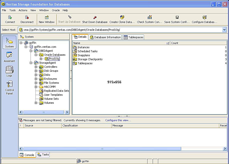 12 Using the VERITAS Storage Foundation for Oracle graphical user interface About GUI components The GUI runs in a client-server environment.