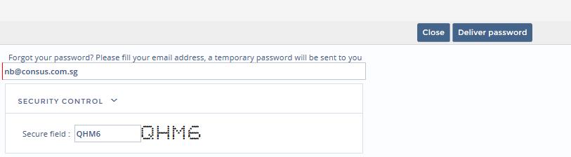 Forget Password Forgot your password? If you have lost your login password, you can request a new temporary password: 1. Click the Lost your password? link. 2.