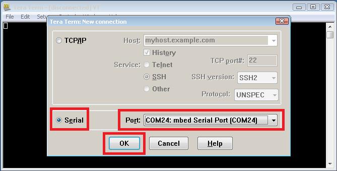 Step 3: Figure 19: Device Manager serial port look up Using the port numbers specified in Device Manager, open two Tera Term instances and