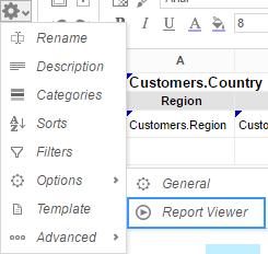 Check 'Suppress Formatting' to prevent the report formatting from exporting to Excel. Page Options Specify the size for the report in the 'Page Size' menu. Default is Letter.
