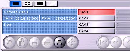 6.3 Displaying Cameras 6.3.1 Toggling between Cameras in the Single Split Similar to the Sequencer/Live mode the context menu allows to toggle between the cameras in the active single split.