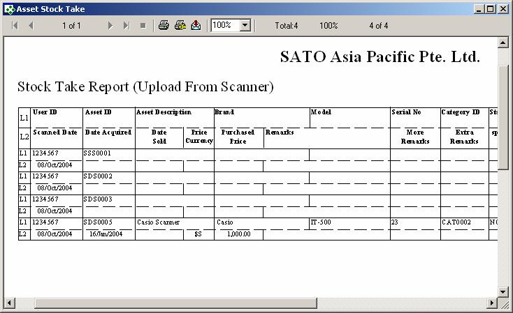 Stock Take Report (Upload From Scanner) If there is still existing stock take