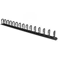 Vertical Cable Organizer with D-Ring Hooks - 0U - 3 ft. StarTech ID: CMVER20UD This 3-foot vertical cable manager gives you a simple and space-efficient way to organize the cables in your server rack.