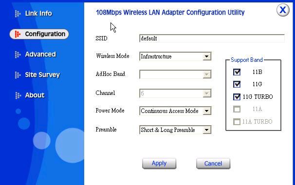3.2 Configuration This is the page where you can change the basic settings of the Access Point with the minimum amount of effort to implement a secure wireless network environment.