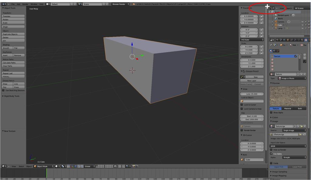 Split the 3D Editor Viewport To create two viewports where there was previously one (the 3D Editor