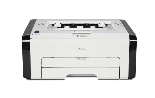 Monochrome Laser Printers SP 112 Print speed of 16-ppm Ultra compact design printer 50 sheet maximum paper capacity 16 MB RAM Up to 1,200 x 600 dpi Manual