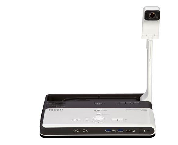files from USB and Network folder Remote sharing function supports up to 8 interactive whiteboards and an additional 20 remote viewers Can be used as a high-quality display for Ricoh s Unified