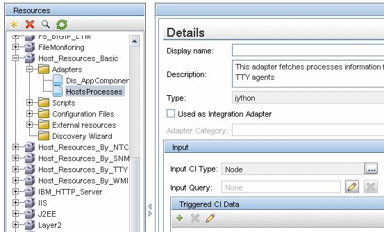 Chapter 1: Adapter Development and Writing b. Locate the Input CI Type box. For details, see "Adapter Definition Tab" in the Data Flow Management Guide. c.