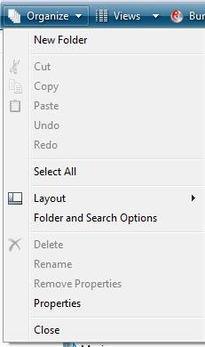 VIEWING ICONS IN WINDOWS EXPLORER click on button OR drop-down arrow in Windows Explorer & Computer to change VIEW: Extra large icons,