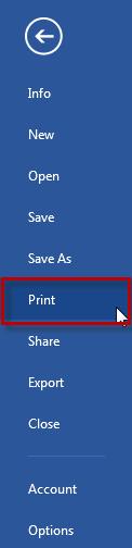 in the Page Setup group, select Margins (you