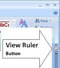ECDL Module Three - Page 62 If clicking on this button removes the display of the Ruler, click on it again and the Ruler will be displayed again across the top of your document.