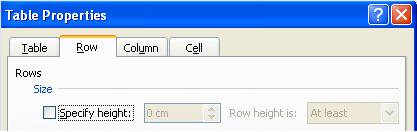 ECDL Module Three - Page 87 To delete a column. Select the second column within your table and right click over the selected column. From the popup menu displayed select the Delete Columns command.