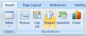 Save the document as a file called Inserting Clip Art. Close the document.