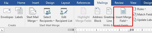 WORD 2016 FOUNDATION Page 171 Click on the Open button and you will see the following: The insertion point should be displayed at the start of the first line in the first label.