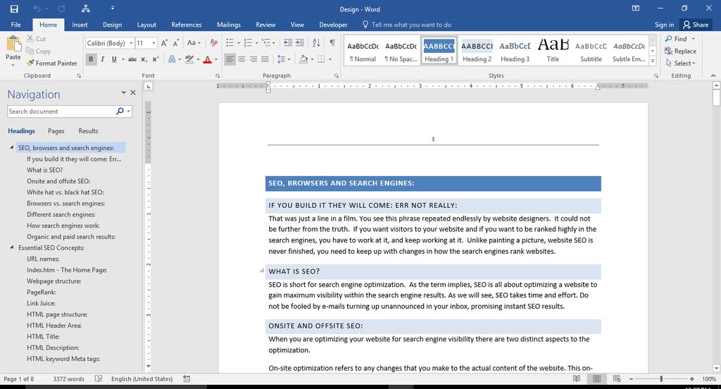 WORD 2016 FOUNDATION Page 79 Using Word 2016 Design Themes Applying a