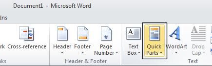 WORD 2010 FOUNDATION Page 105 Header and footer fields Microsoft Word fields are easy to insert and can be automatically updated.