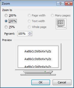 WORD 2010 FOUNDATION Page 39 Reset the Zoom level back to 100%.