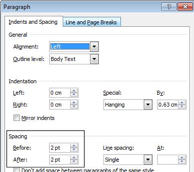 WORD 2010 FOUNDATION Page 65 Select a paragraph within your document. Within the paragraph section of the Home tab, click on the Paragraph Dialog Box Launcher.