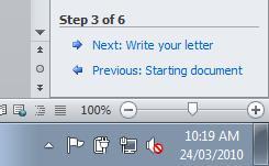 Page 142 Mail Merge Wizard - Step 4 of 6 Write your letter The following options