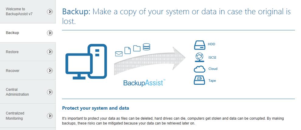 7. Support and Resources Contacting Technical Support Should you have any questions regarding either BackupAssist or the Backup tab, please email support@backupassist.
