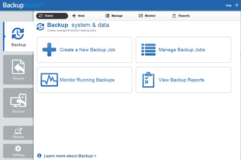 Documentation This whitepaper covers all aspects of the BackupAssist Backup tab, and can be used in conjunction with other BackupAssist guides, which provide a comprehensive documentation set.