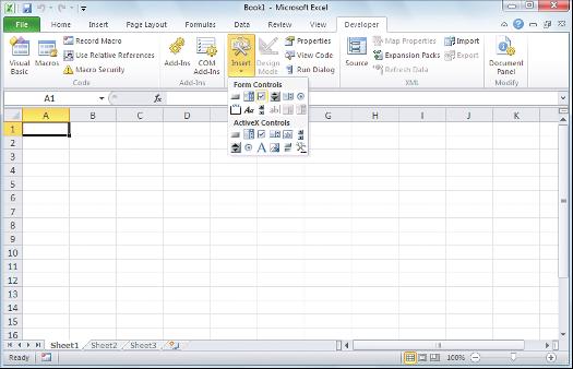 Use Dialog Box Controls to Input Data You can make worksheet data entry easier and more accurate by using dialog box controls such as check boxes, option buttons, lists, and spin boxes.