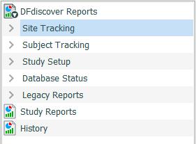 REPORTING Enrollment by Site Visits by Site CRFs by Site Missing Plates and Overdue Visit by Subject Queries by Site Sites Definition Database
