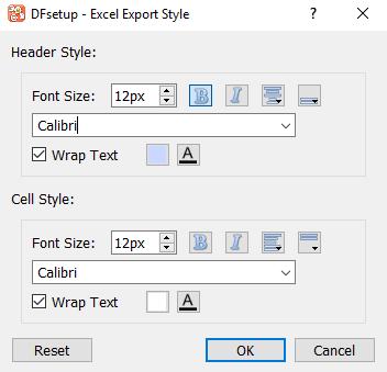 EXPORT TO EXCEL Filter and