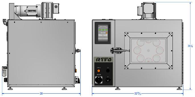 the new RTFO Touch Constructed from a double walled stainless steel oven, the RTFO Touch is capable of maintaining temperatures from 0 C to 200