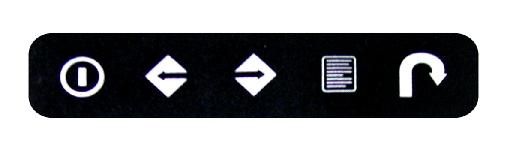 E. OSD Switch Power Menu/Selection Left Right Exit Input Select: This button is used to select CVBS for composite video input, RGB for VGA input and S-Video for Super-Video input OSD Menu: This