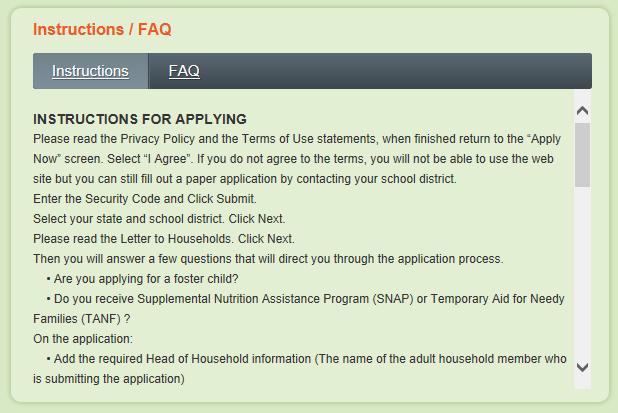 application. The FAQ tab displays frequently asked questions and answers.