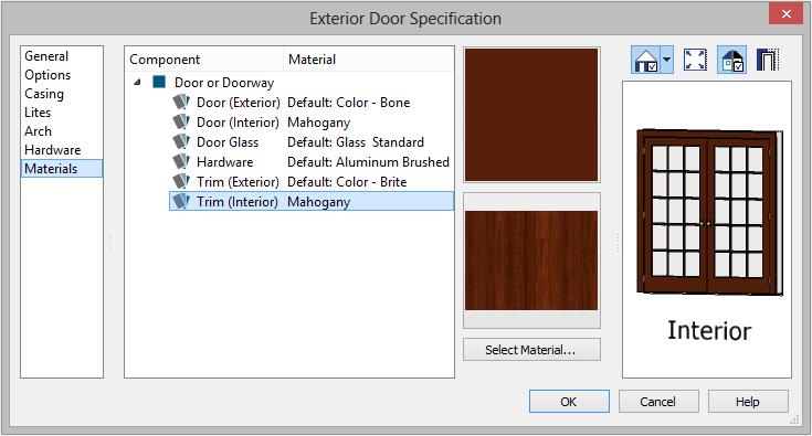 Using the Materials Panel Using the Materials Panel Most objects materials can be assigned in their specification dialog in both 2D and 3D views.