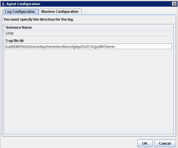 Figure 2a: Log Configuration tab The Log file directory should contain the logs