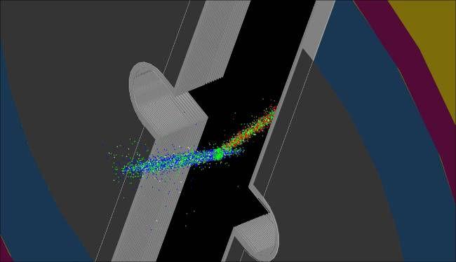 Vertices Contributions from collisions & Beam-gas Beam-gas removed with Bunch ID and