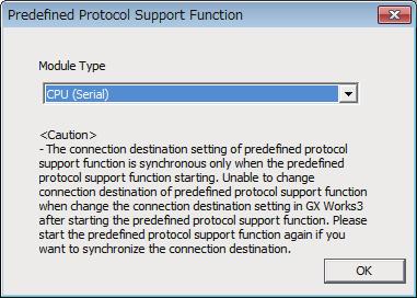 6.6 Protocol Setting Protocols can be selected and edited from the libraries that are pre-registered in GX Works3 or registered by the user.