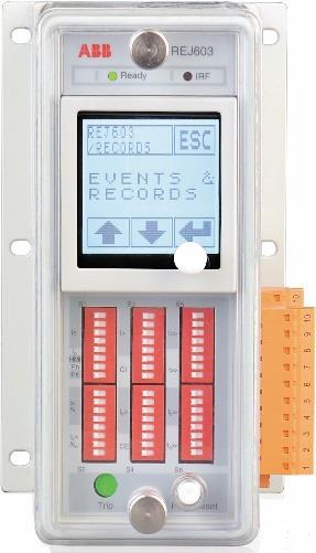 without breaker control REM601 Motor protection relay