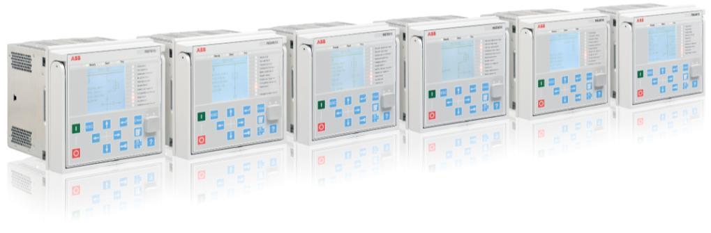 Relion Product Family 615 series Offers comprehensive protection and control for a wide range of applications Feeder and Line Differential Transformer Voltage protection and On-line Voltage Regulator