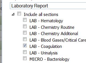 Report INFORMATION 7 8 9 FROM BETRAN 5 Select All encounters Enter the date of the lab result 6 Scroll