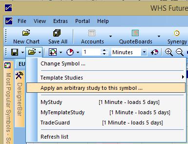 EUR USD MyStudy2 Follow the instructions: Location of Study and Template Study Files Extension