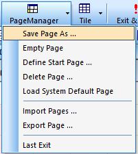 G - Create & Manage Pages NanoTrader Free allows you to create as many pages as you want.
